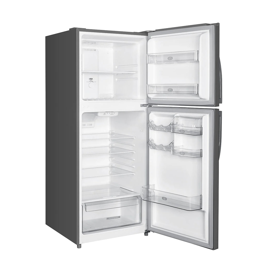 Premium Levella PRN10160HS 23.7" 10.1 Cu. Ft. Refrigerator with Freezer Inox