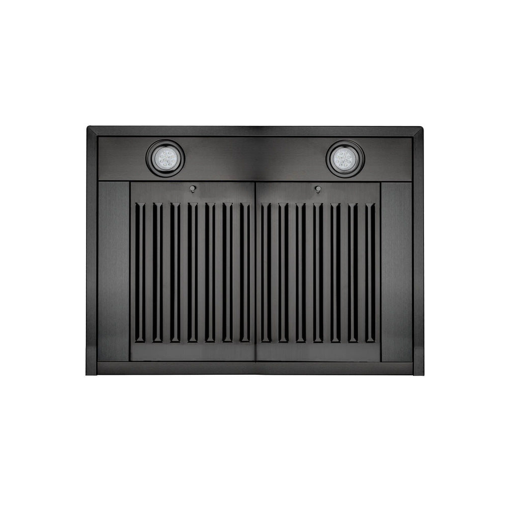 ZLINE 36 in. Wall Mount Range Hood in Black Stainless Steel (BSKBN-36)