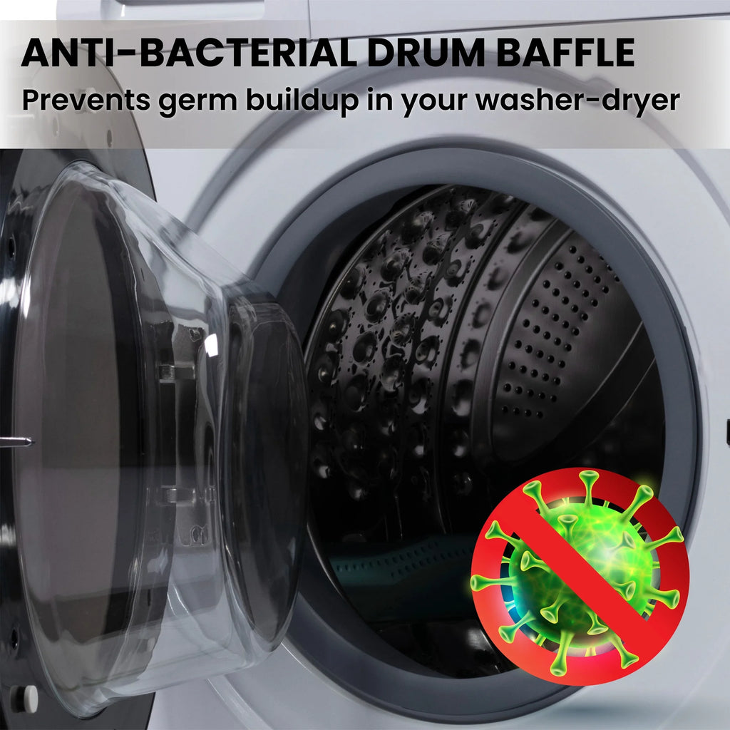Equator Combination Washer Dryer Ventless/Vented Pet cycle 1.62cf/15lbs 110V with Adjustable legs