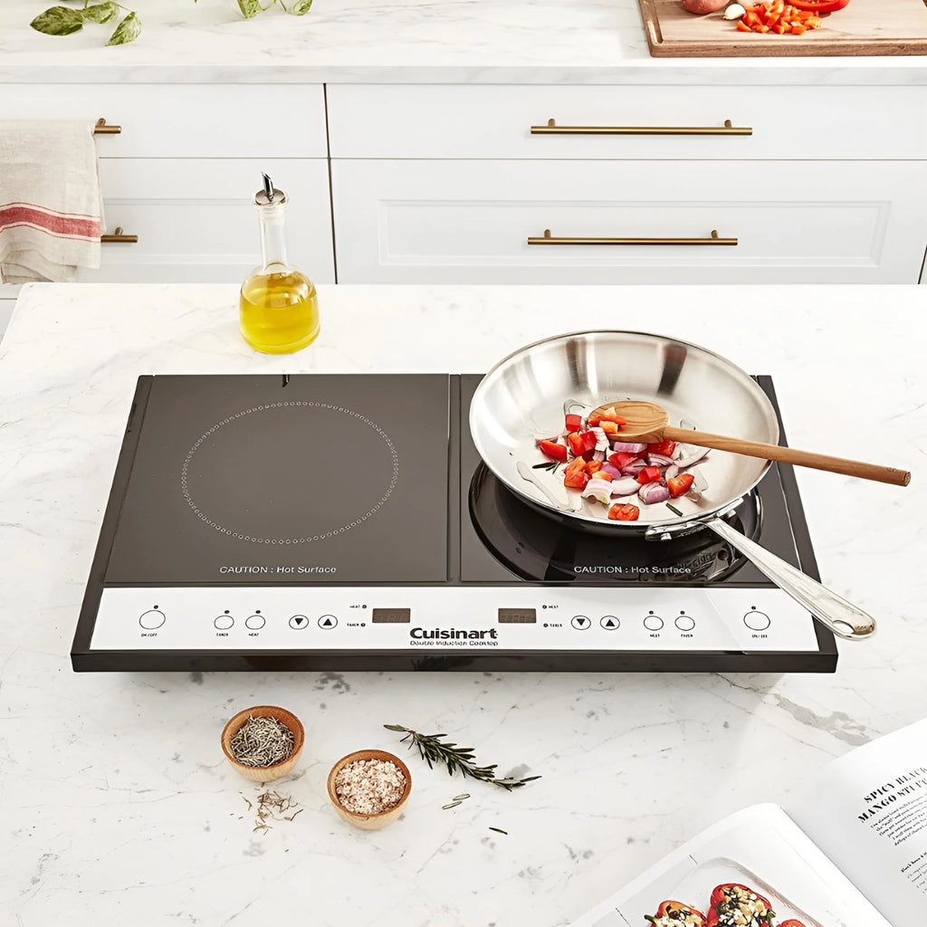 Cuisinart Specialty Appliances Double Induction Cooktop, New, ICT-60P1