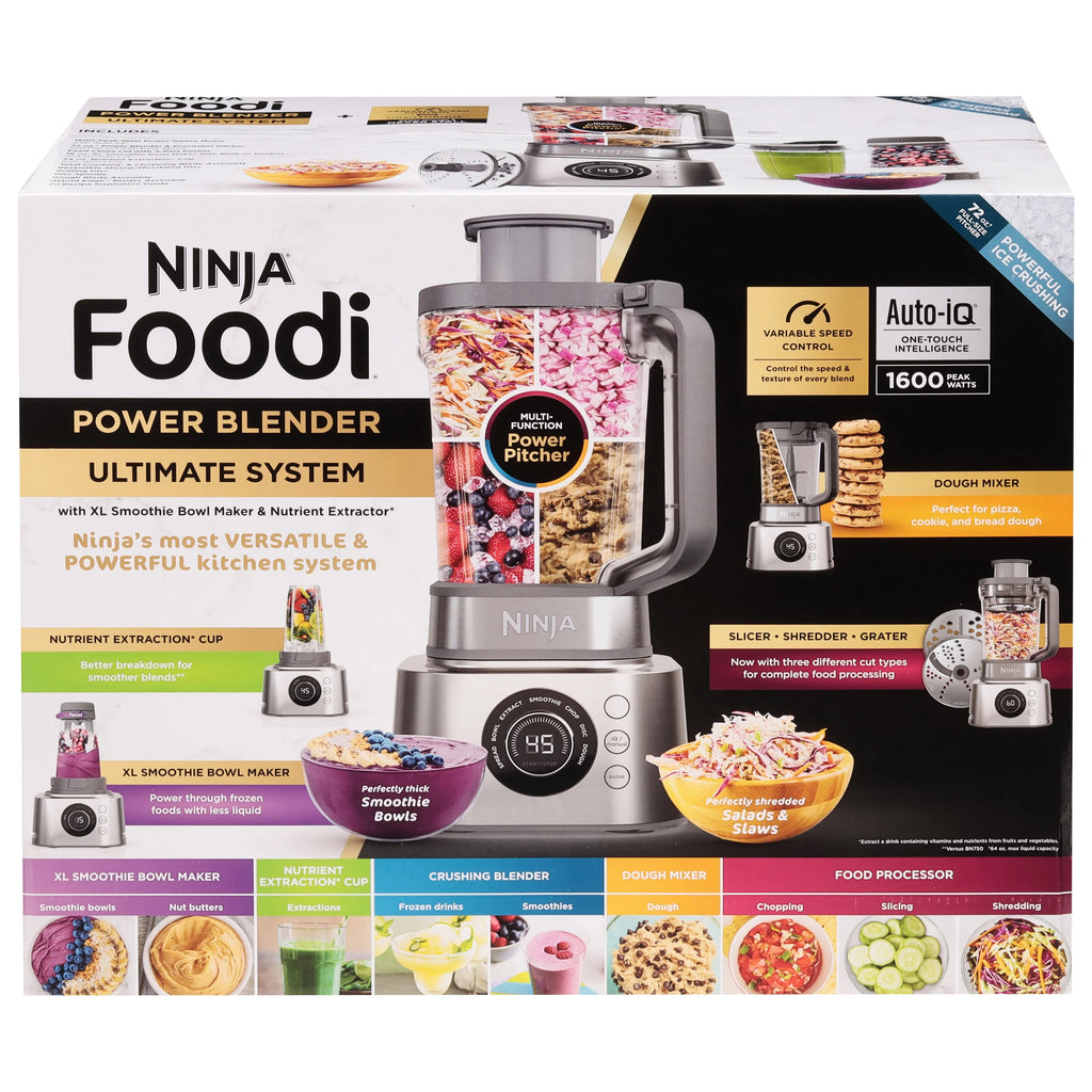 Ninja Foodi 7-Speed Power Blender Ultimate System With XL Smoothie Bowl Maker And Nutrient Extractor, Platinum