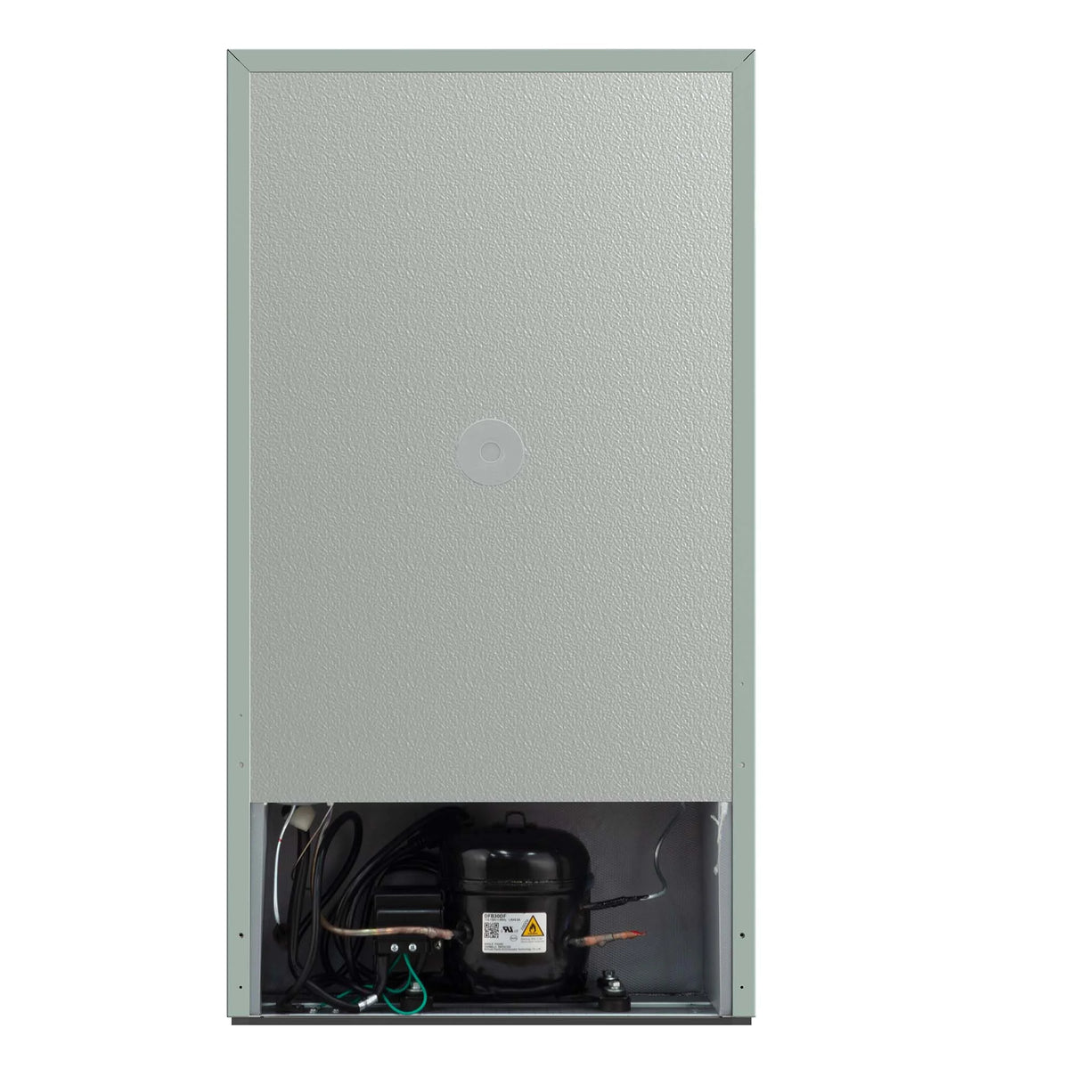 Frigidaire 3.1 cu. ft. retro compact fridge built-in side bottle opener W: 18.9" x L: 17.95" X H: 33.27" (Sage)