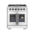 FORNO Capriasca 30" Freestanding French Door Gas Range