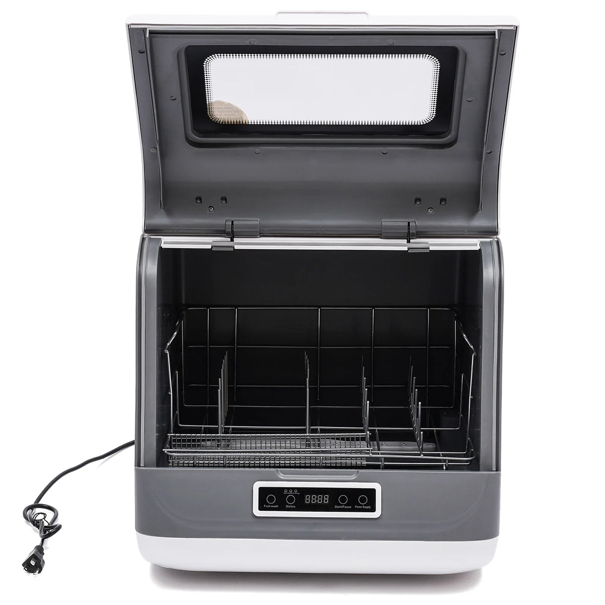 Large Capacity Portable Countertop Dishwasher 3 Washing Programs 1200W 110V
