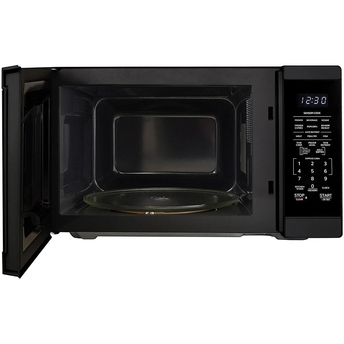 Sharp 1.4 cu ft Countertop Microwave Oven in Black