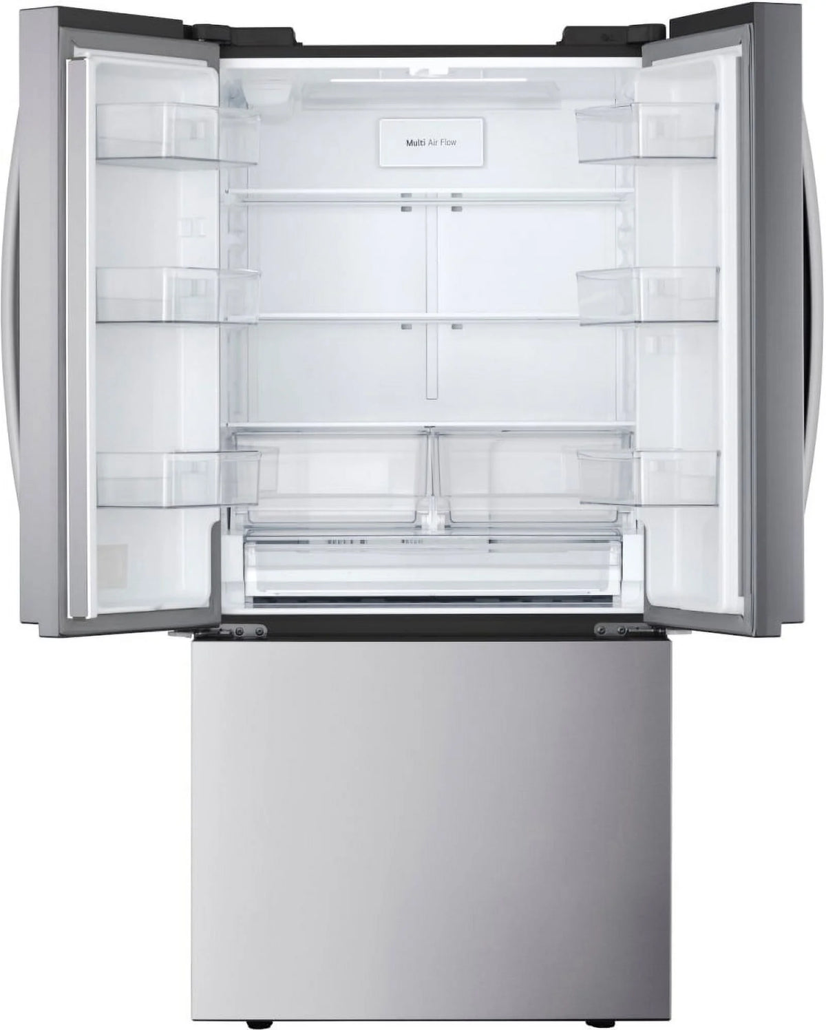 LG Counter Depth French Three Door Refrigerator, Silver