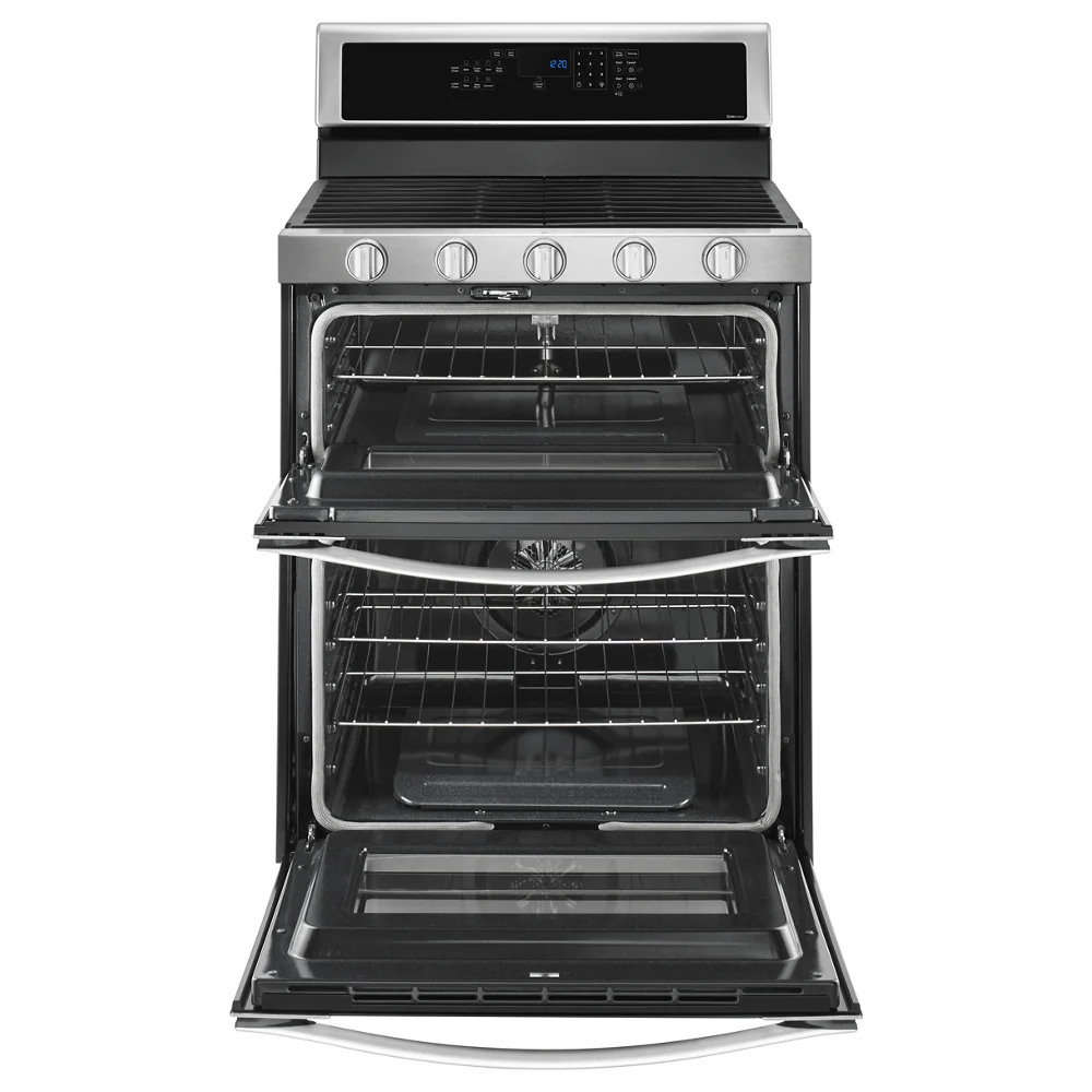 Whirlpool 30a?? 6.0 cu ft Gas Double Oven Range in Stainless Steel