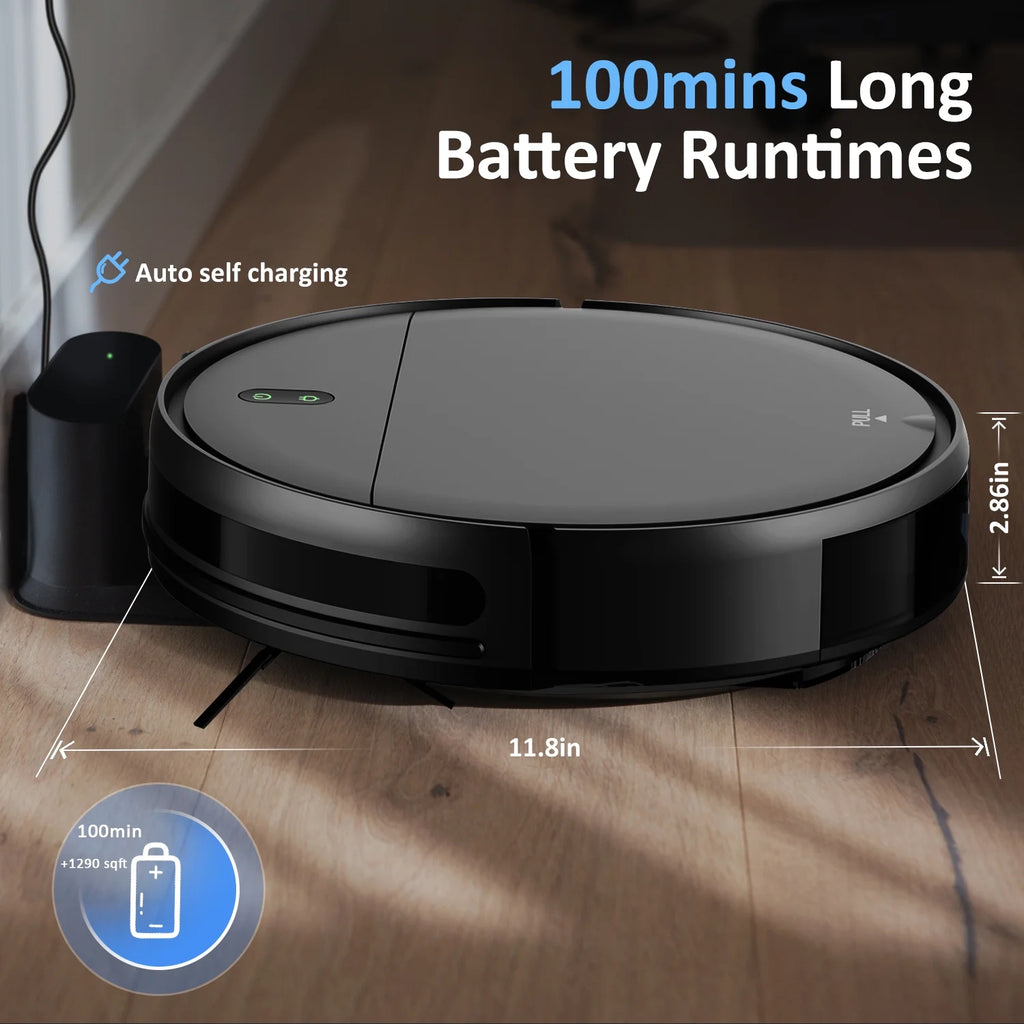 ONSON Robot Vacuum Cleaner, Robot Vacuum and Mop Combo with WIFI/Alexa for Pet Hair and Hard Floor