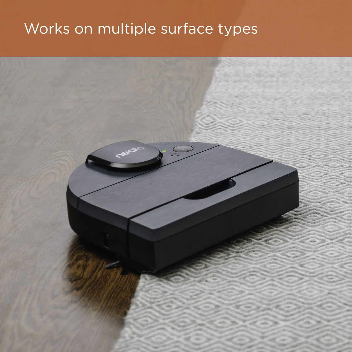Open Box Neato D8 Intelligent Robot Vacuum Wi-Fi Connected with LIDAR Navigation in Indigo
