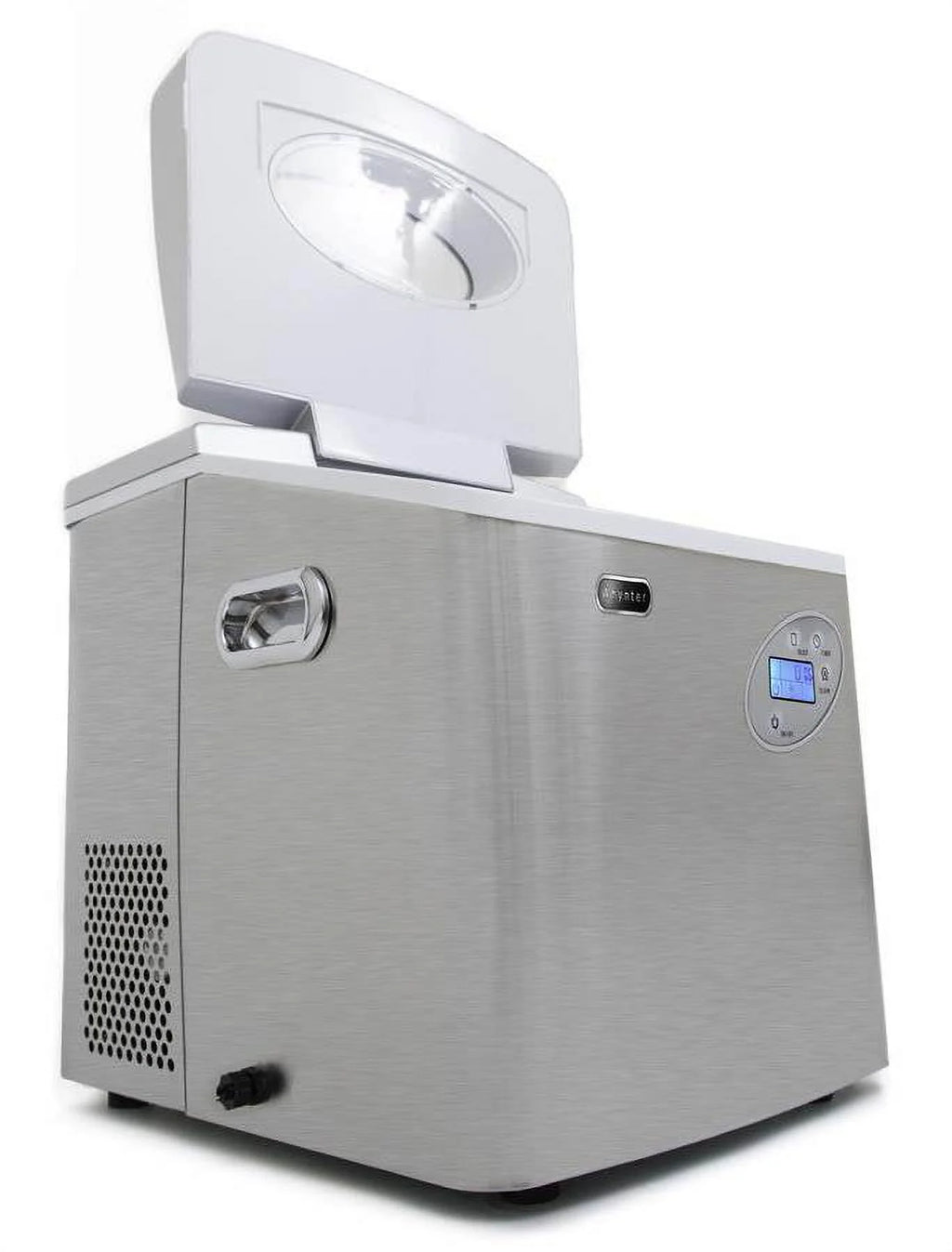 Whynter Portable Ice Maker with 49lb Capacity Stainless Steel with Water Connection
