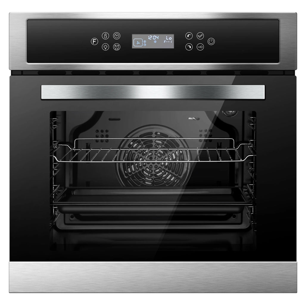 24" Electric Single Wall Oven 2.5 Cu.ft Convection Stainless Steel Built-in Electric Ovens with 11 Functions, 8 Automatic Recipes, 2800W, 240V, Upgraded