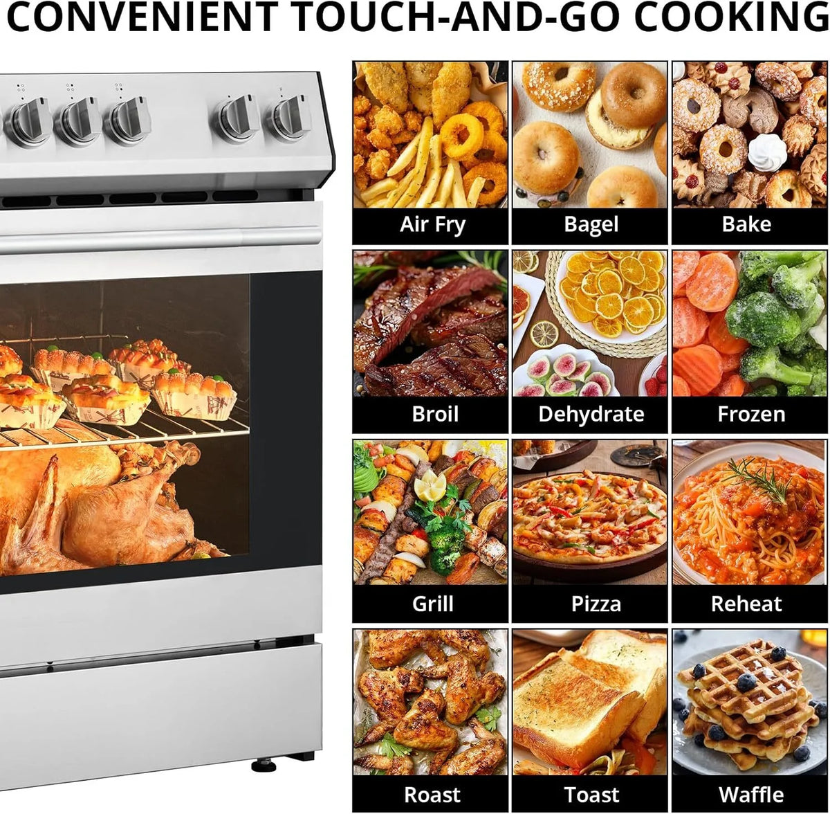 30 Inch Electric Single Wall Oven, with 5.0 Cu. Ft