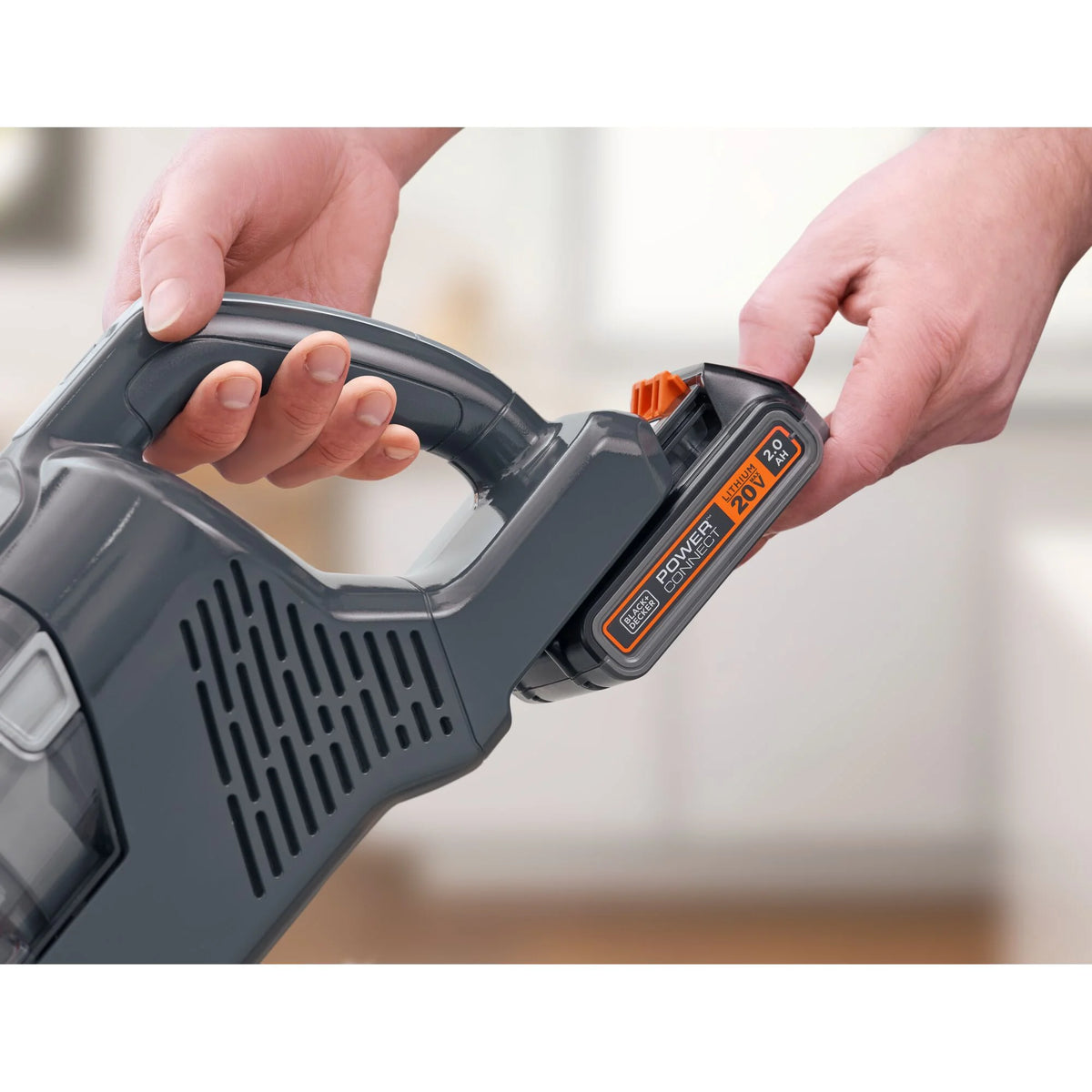 BLACK+DECKER POWERSERIES+ 20V MAX* Cordless Stick Vacuum Kit, for Carpet and Hard Floors, Convertible to Handheld, 44 Minute Run-time, for Daily Cleaning, BHFEA18D1