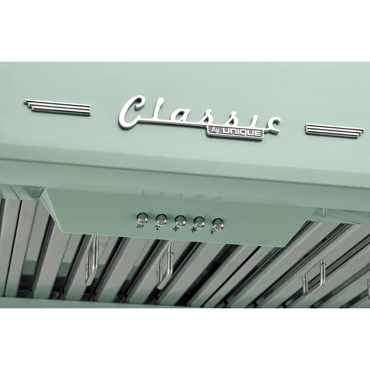 Unique Classic Retro 30" Under Cabinet Range Hood with 700 CFM and LED Lighting 110 volts