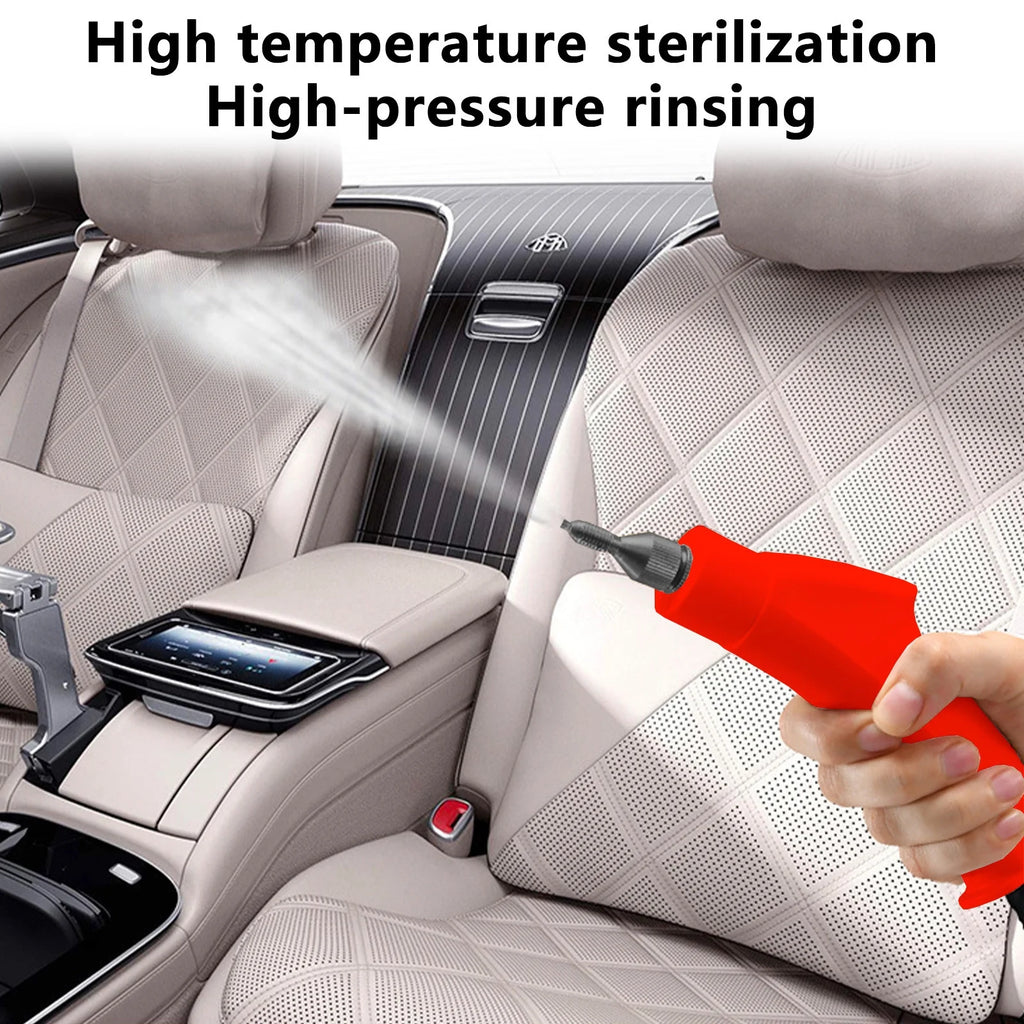 Cailmei Household High Temperature And High Pressure Cleaning Small And Portable Kitchen Decontamination Cleaning Red Free Size