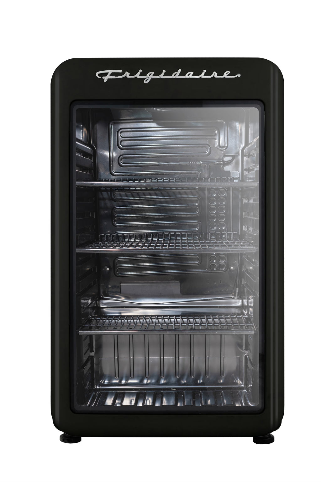 Frigidaire 3.3 Cu. Ft. Retro Refrigerator, Glass Door, Black
