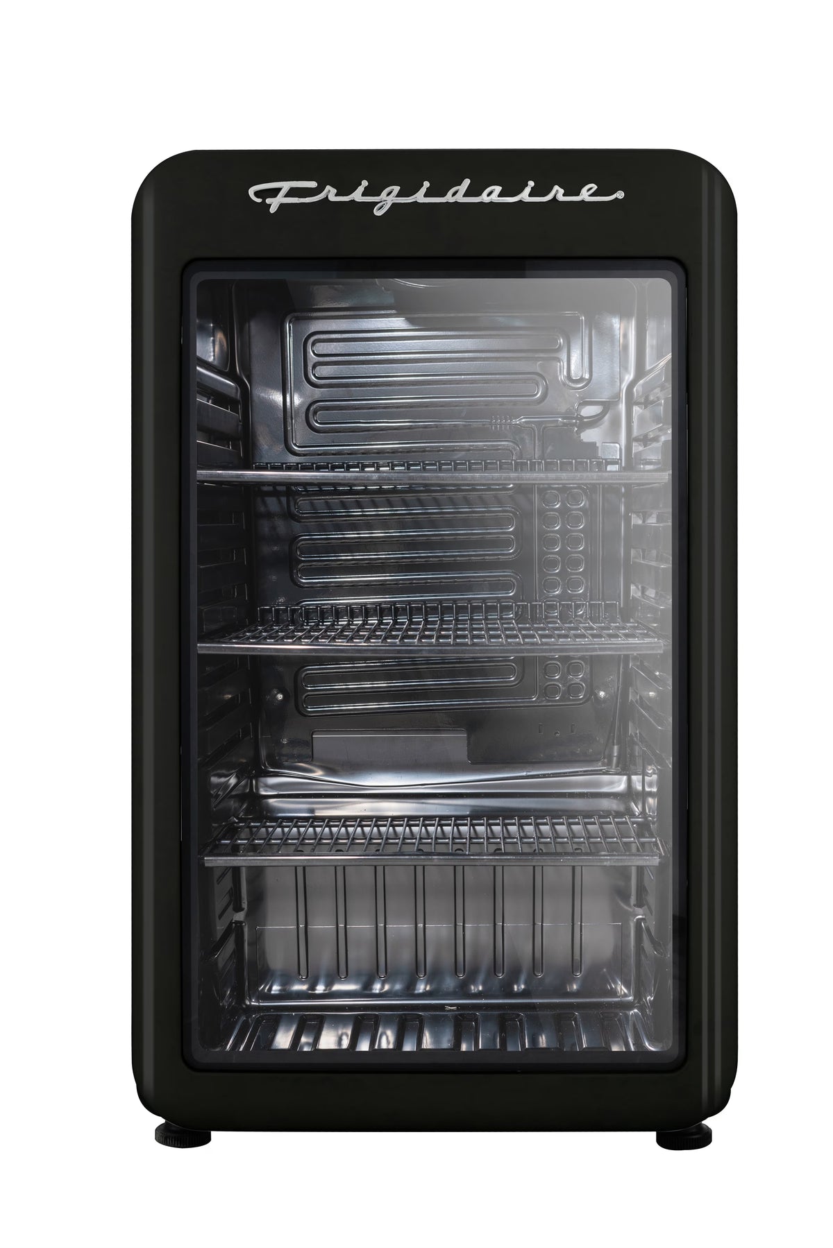 Frigidaire 3.3 Cu. Ft. Retro Refrigerator, Glass Door, Black