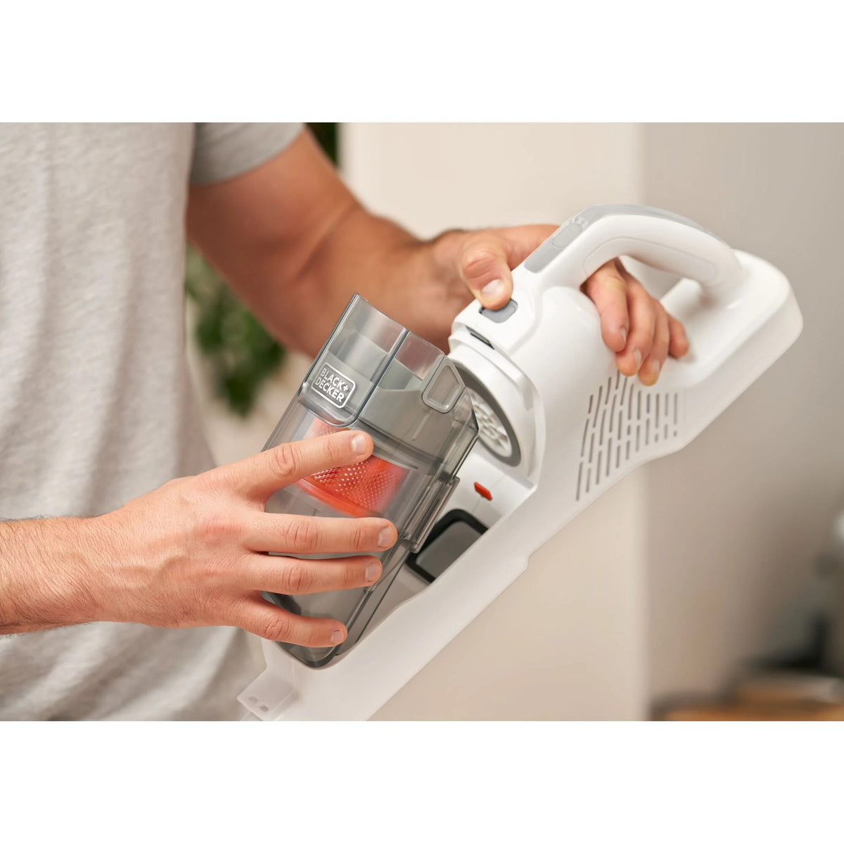 BLACK+DECKER POWERSERIES+ 20V MAX Cordless Stick Vacuum, with Anti-Tangle Brush Bar, Convertible to Handheld, 44 Minute Run-Time, BHFEA520J