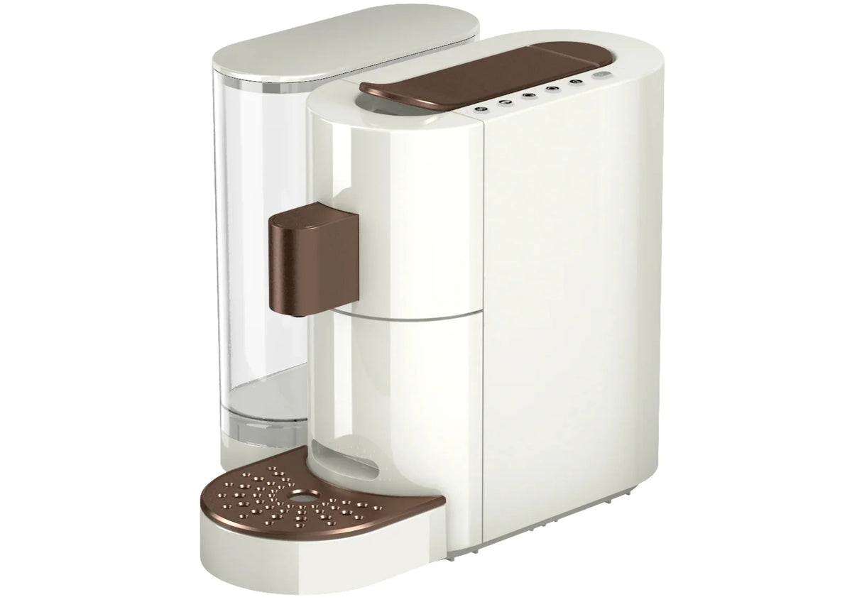 K-fee? Twins II Single Serve Coffee and Espresso Machine (Black/Chrome) | Starbucks? Verismo* Compatible