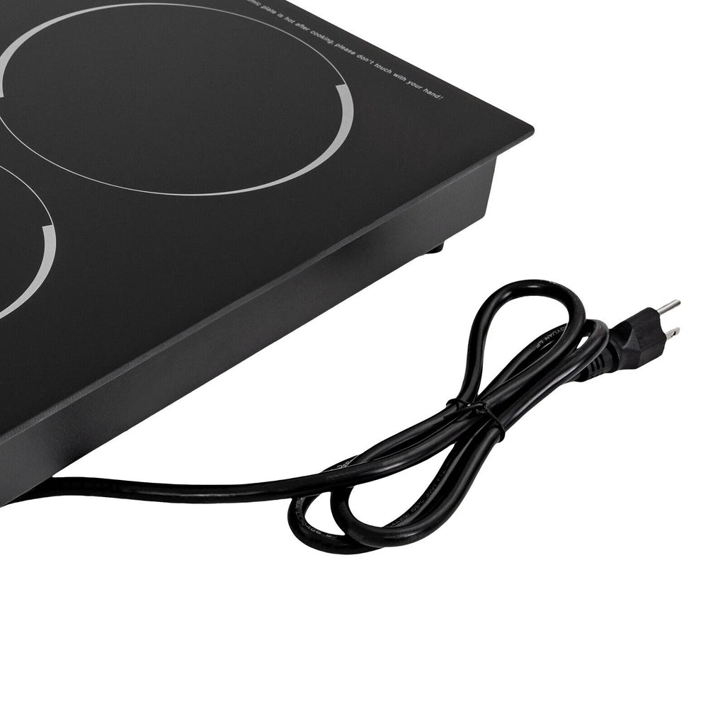 2100W Electric Induction Cooktop Stove Top 2-Burner Touch Control + Child Lock