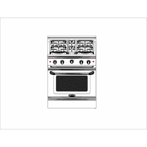 Capital Cooking MCR304-L 30 Inch Wide 4.9 Cu. Ft. Free Standing Liquid Propane R