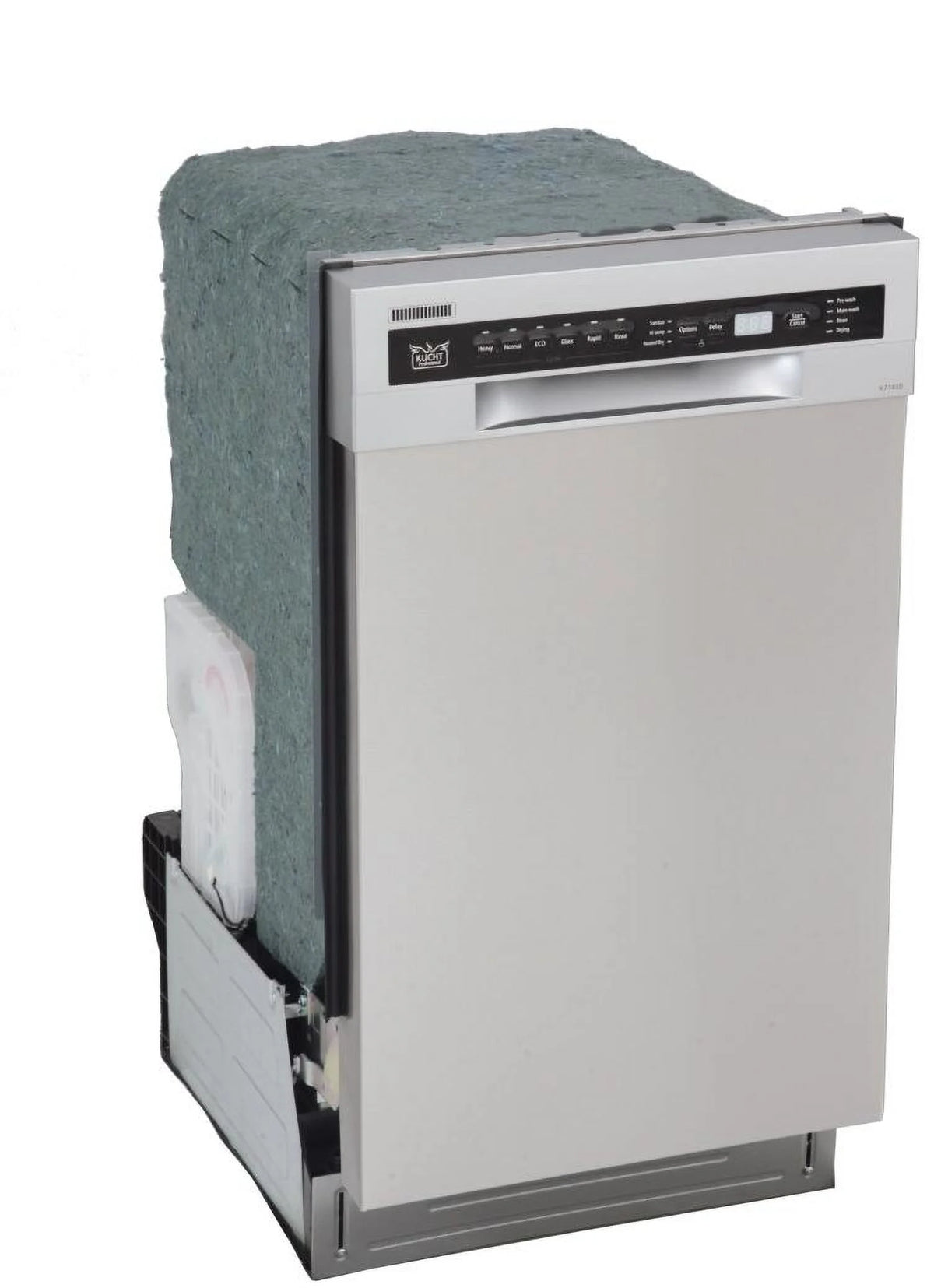Kucht Professional 18" Stainless Steel Front Control Dishwashers in Silver