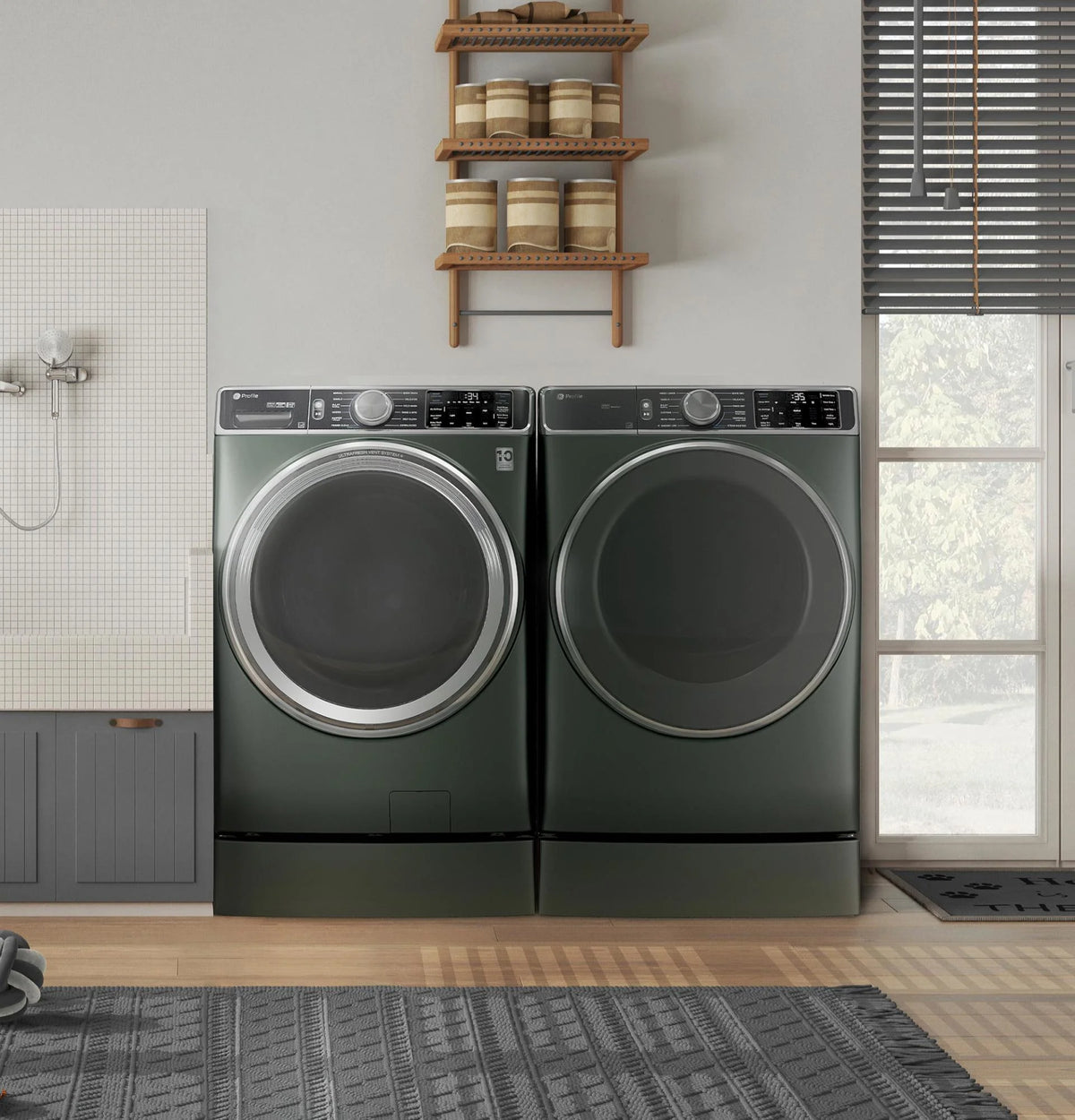 GE Profile PFW955SPWDS 28 Inch Smart Front Load Washer with 5.50 cu ft Capacity