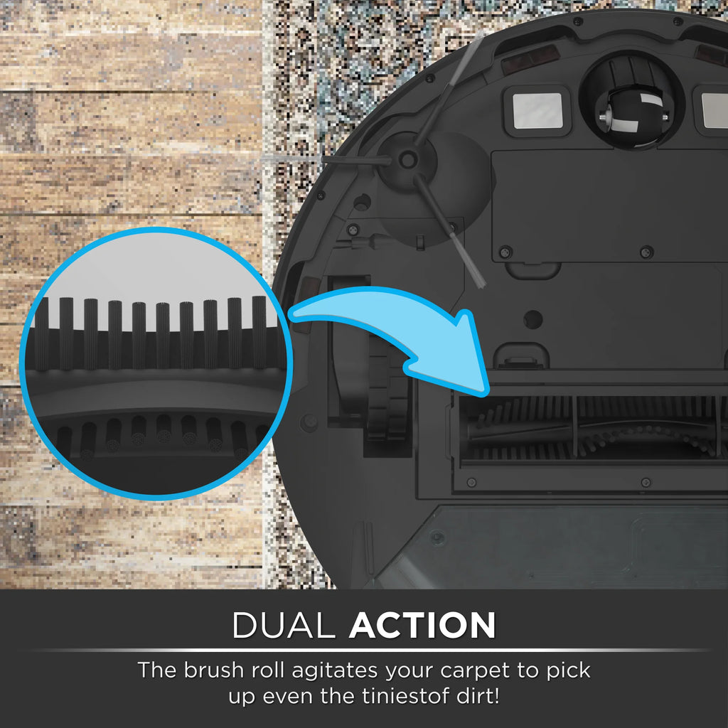 iHome AutoVac Eclipse Robot Vacuum with Mapping Technology, Ultra Strong Suction, 120 Min Runtime, App Connectivity