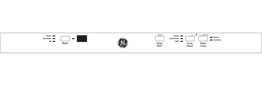 GE APPLIANCES GDT226SGLBB built in dishwasher