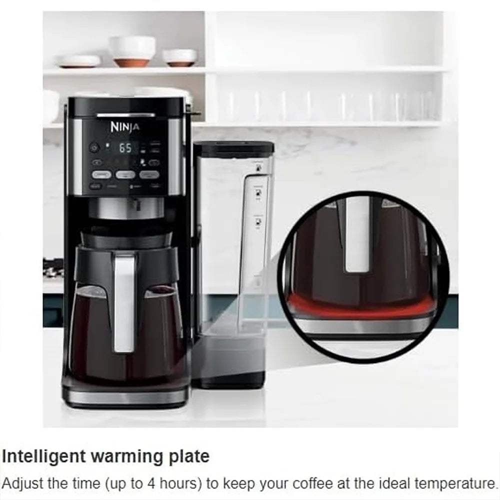 Restored Ninja CFP105 DualBrew Hot & Iced Coffee Maker BlackBundle with 2 YR CPS Enhanced Protection Pack (Refurbished)