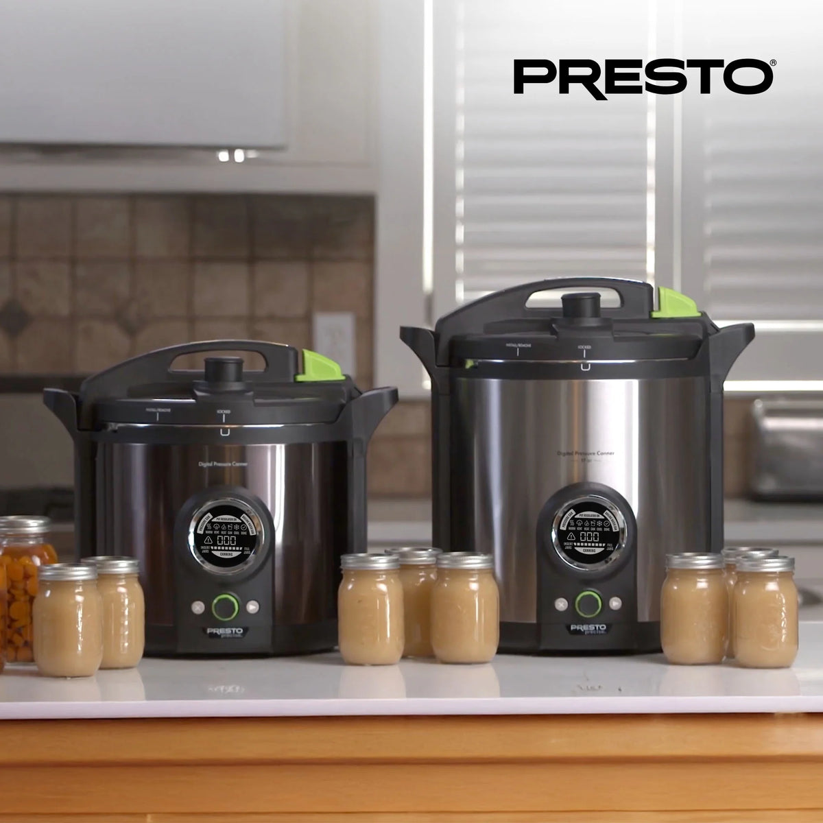 Presto Precise 02152 17 Qt Stainless Steel Electric Pressure Canner, Silver