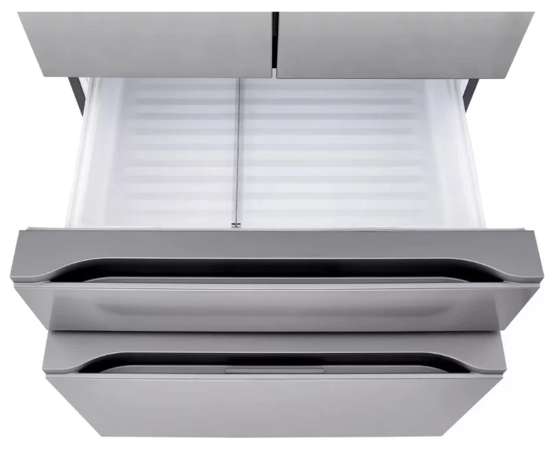 LG LF26C8210S 36 Inch  26 cu. ft. Counter-Depth, 4-Door French Door Refrigerator, Full-Convert Drawer, and Internal Ice and Water Dispenser, in Stainless Steel