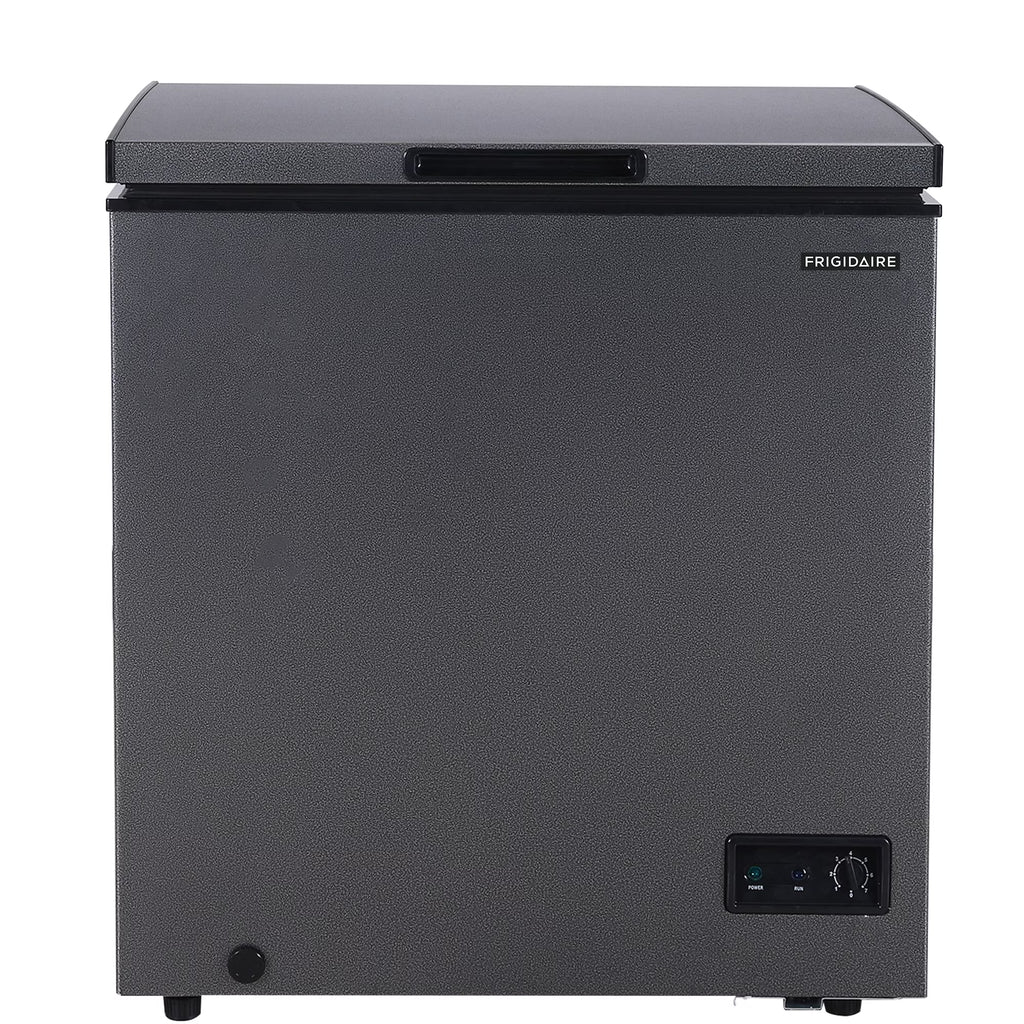 Frigidaire, 5.0 Cu. ft. Chest Freezer, Black Granite Design