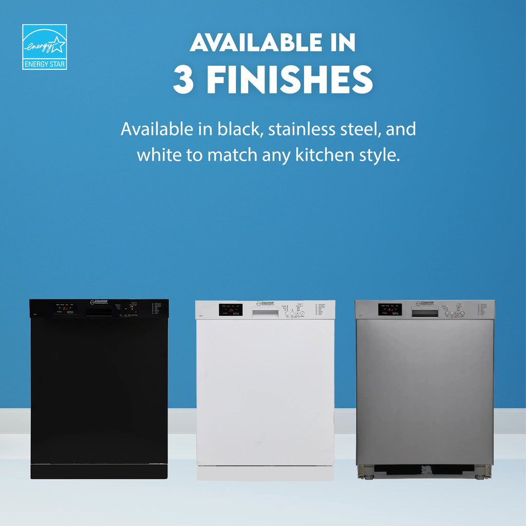 Equator Europe 24" Built in 14 place Dishwasher in Stainless