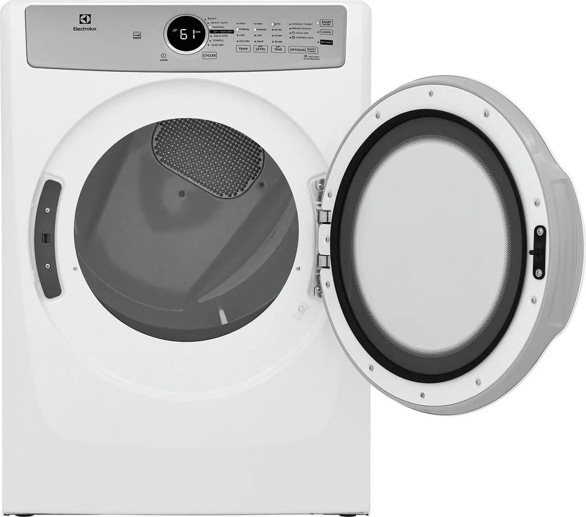 Frigidaire Dryer,Electric,8 cu ft.,White ELFE7337AW