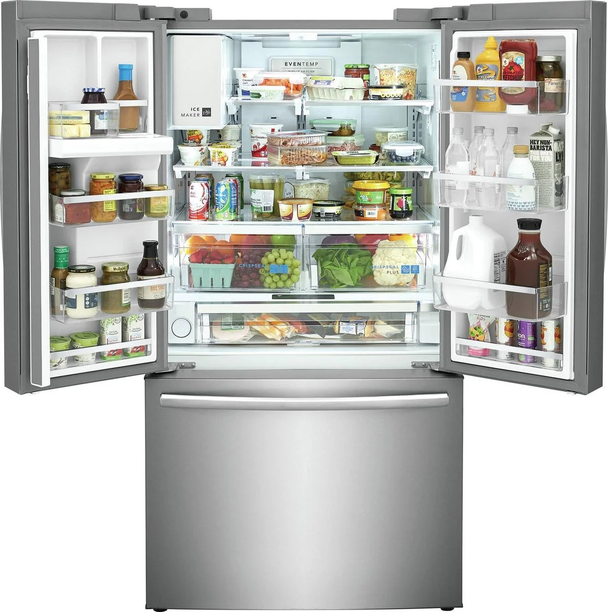 Frigidaire Gallery GRFS2853AF 28 Cu. Ft. Standard-Depth French Door Refrigerator, Stainless Steel