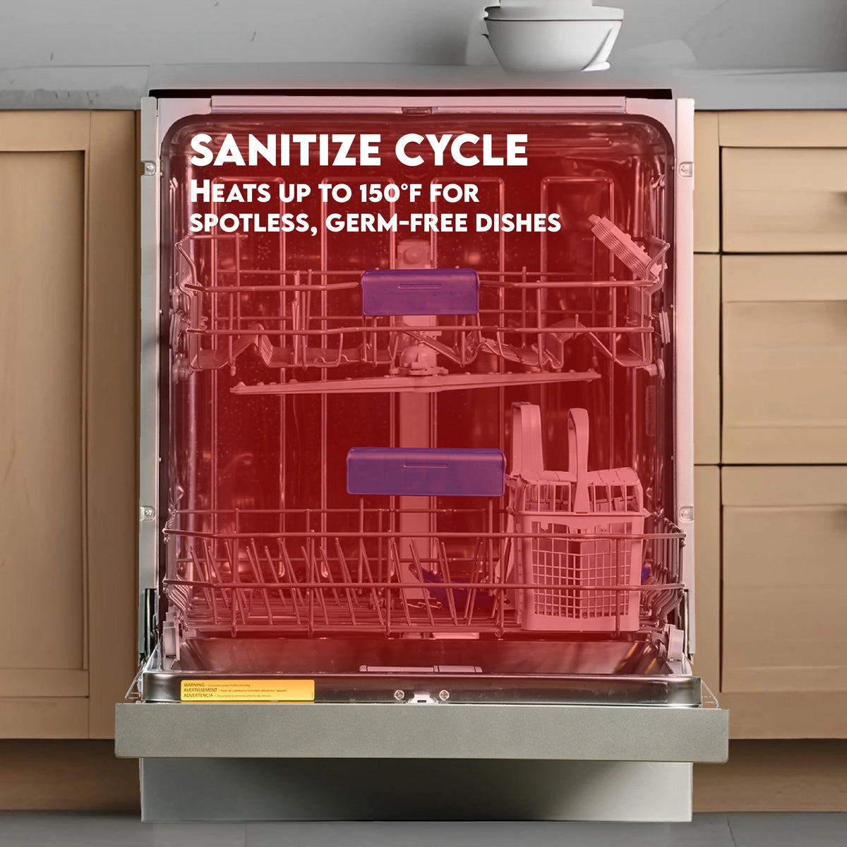 Equator 24" Built in 14 place Dishwasher in Stainless Energy Star Certfied, Quiet Operation and Advanced Santization