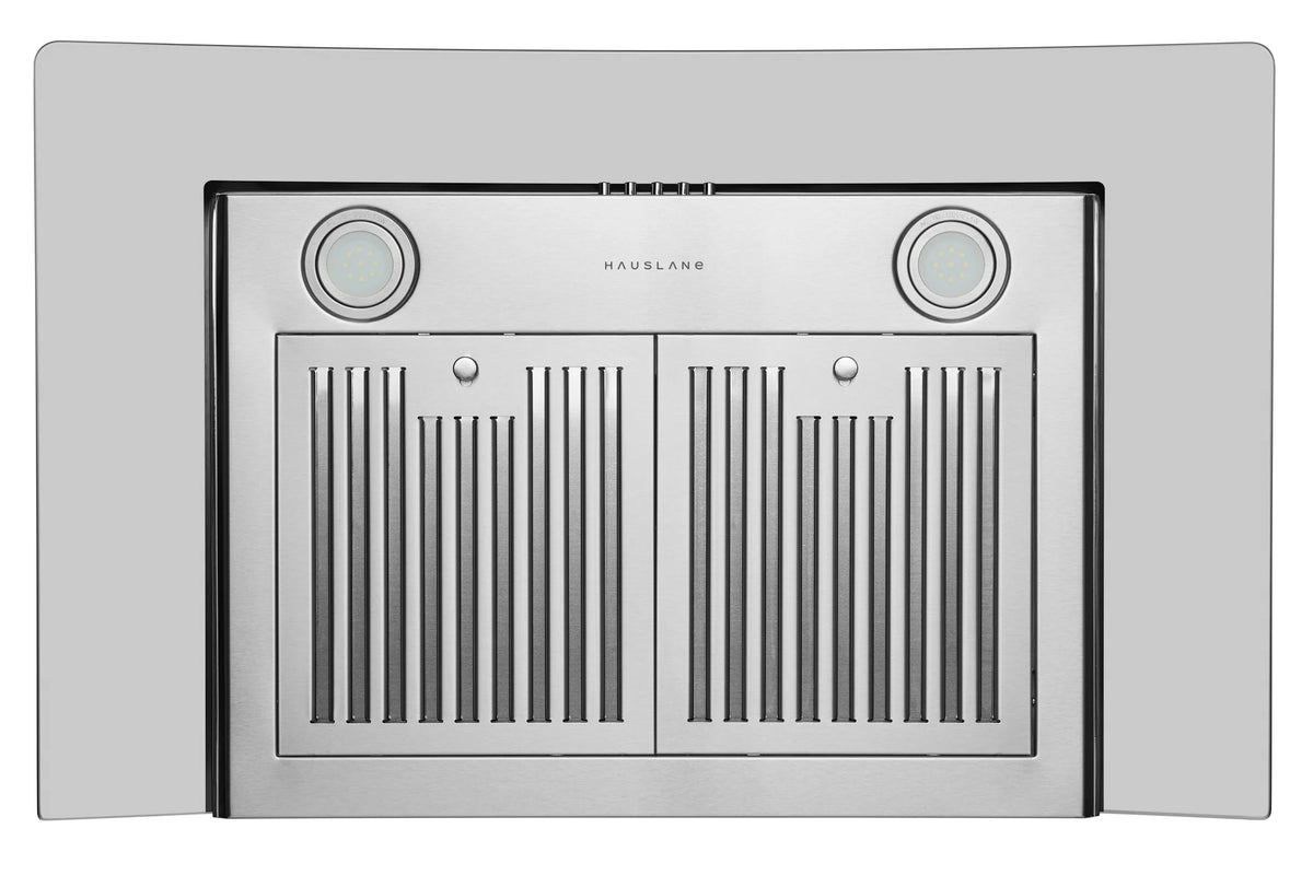 Hauslane WM-600SS-30 30 in. Convertible Stainless Steel Wall-Mounted Range Hood with Charcoal Filter