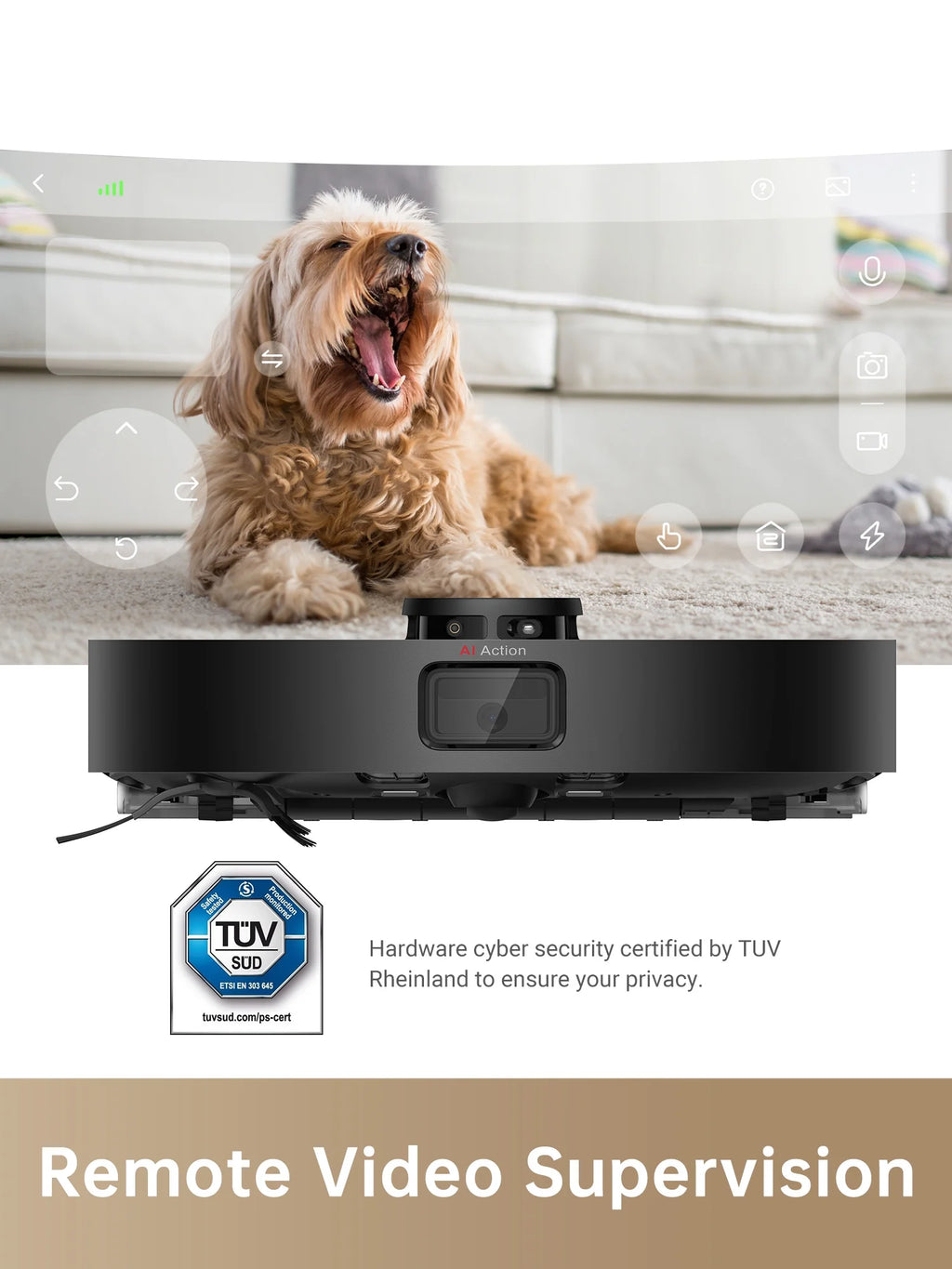 Dreame D10s Pro Robot Vacuum and Mop, Wi-Fi Compatible, Powerful Suction