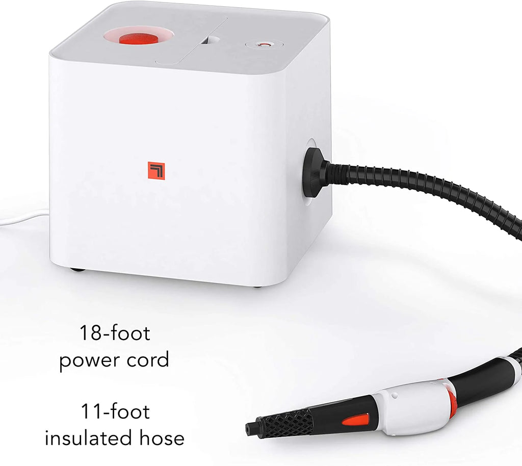 Sharper Image Canister Steam Cleaner with 15 Accessories, 54oz., White