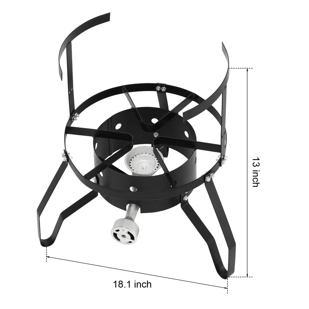 Zimtown 50qt Propane Fryer Kit Turkey Fryer Fish Fryer Outdoor Fryer Stainless Steel Propane Boil Pot Portable Deep Frying/Boiling