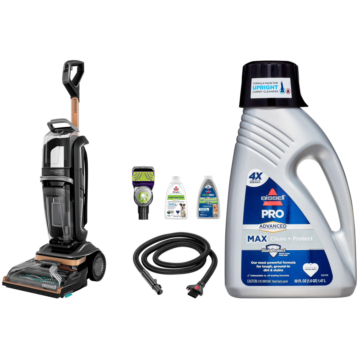 BISSELL Revolution HydroSteam Carpet Cleaner, 3428