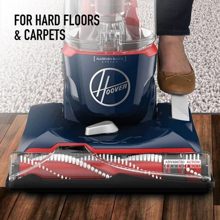 Restored Hoover Residential Vacuum-UH74110M Hoover Pet Max Complete Bagless Upright Vacuum Cleaner with Allergen Block Technology (Refurbished)