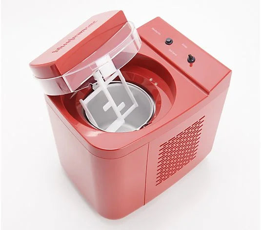 Restored Blue Jean Chef 32oz Thermoelectric Ice Cream Maker Yellow (Refurbished)