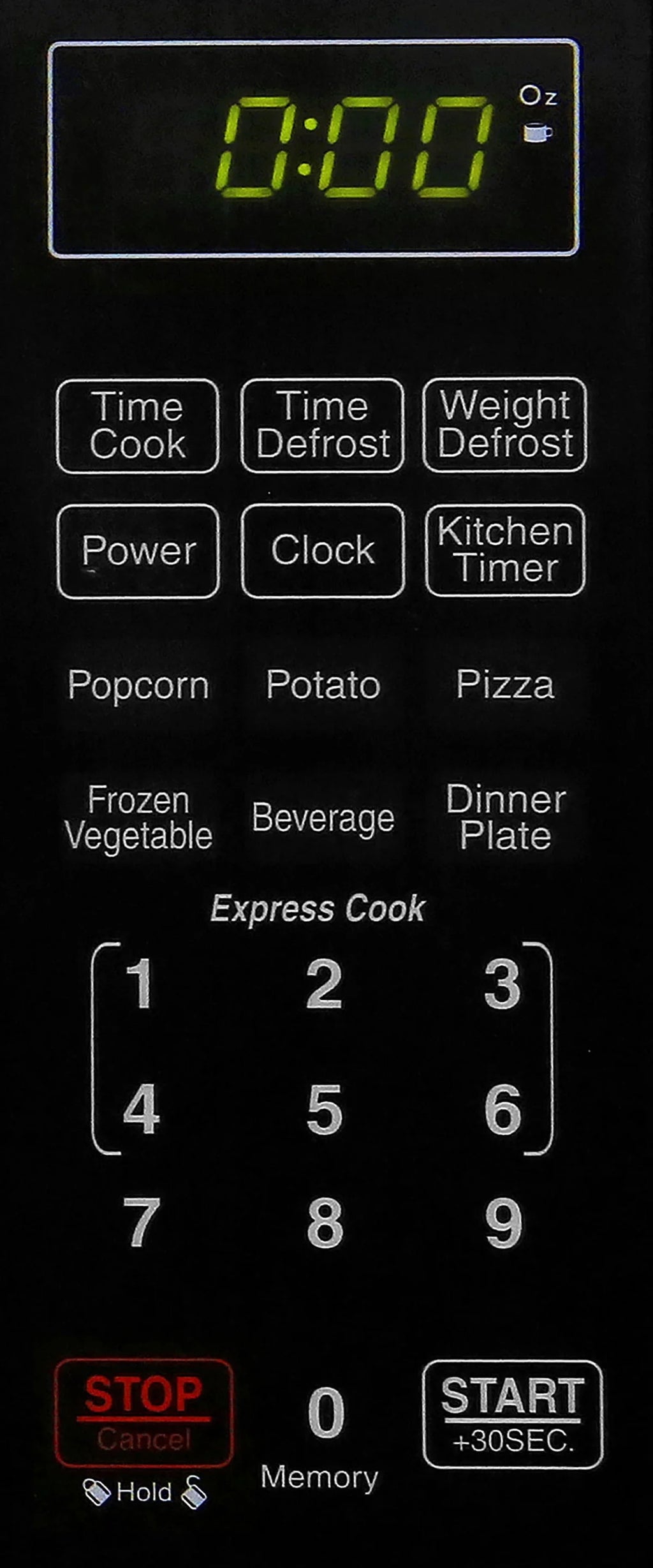 Farberware Countertop Microwave Oven with LED Lighting & Child Lock, 0.7 Cu Ft Black