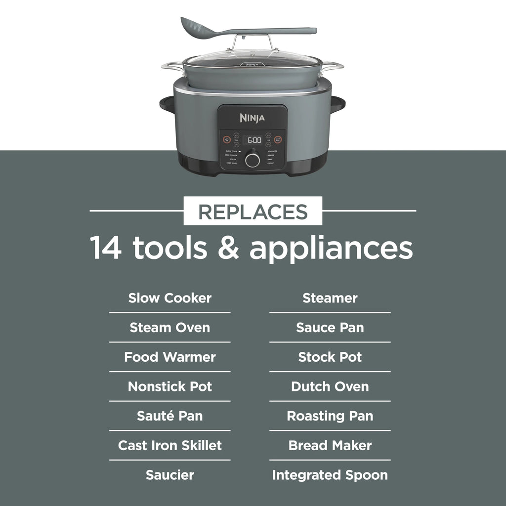 Ninja Foodi 8.5 Qt PossibleCooker PRO,Gray, MC1001