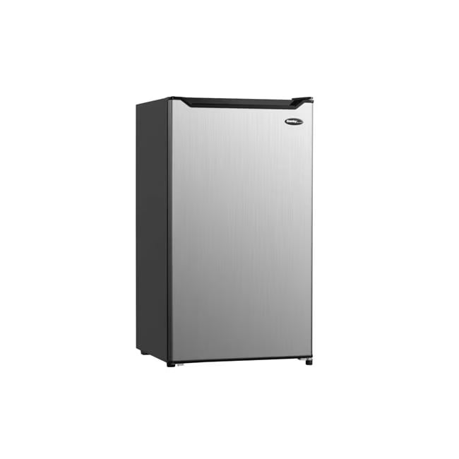 4.4 cu. ft. Compact Refrigerator with Stainless Door, Black