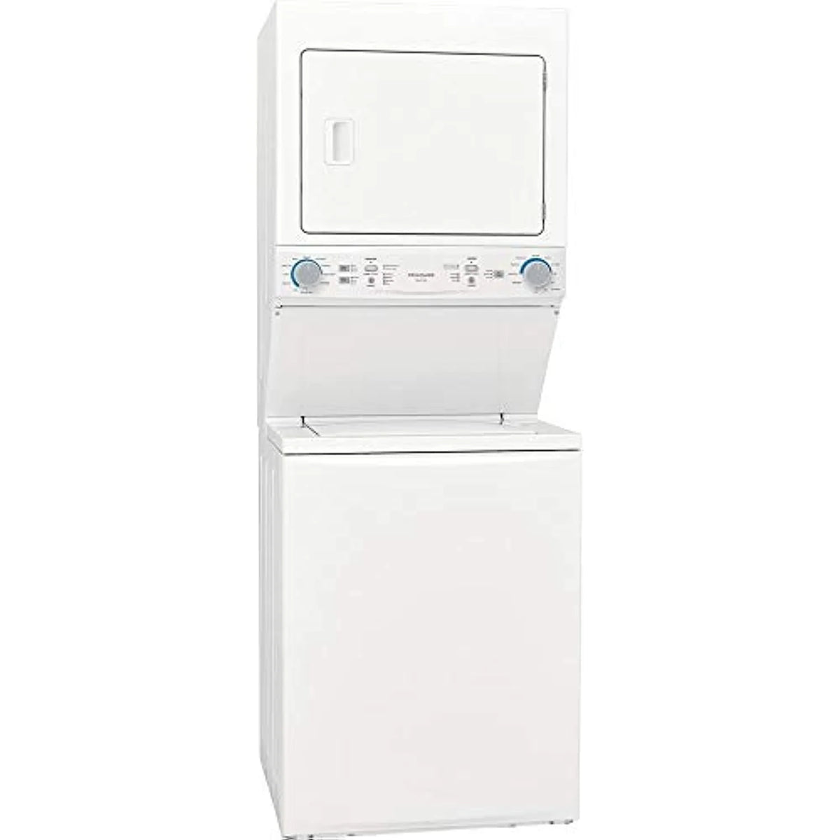 Frigidaire FLCG7522AW 27" Gas Laundry Center with 3.9 cu. ft. Washer Capacity, 5.6 cu. ft. Dry Capacity, 10 Wash Cycles, 10 Dry Cycles, in White