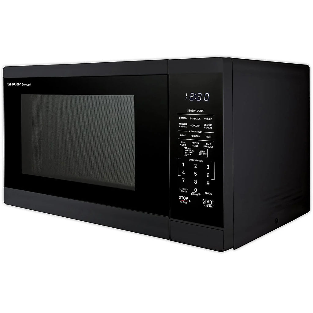 Sharp 1.4 cu ft Countertop Microwave Oven in Black