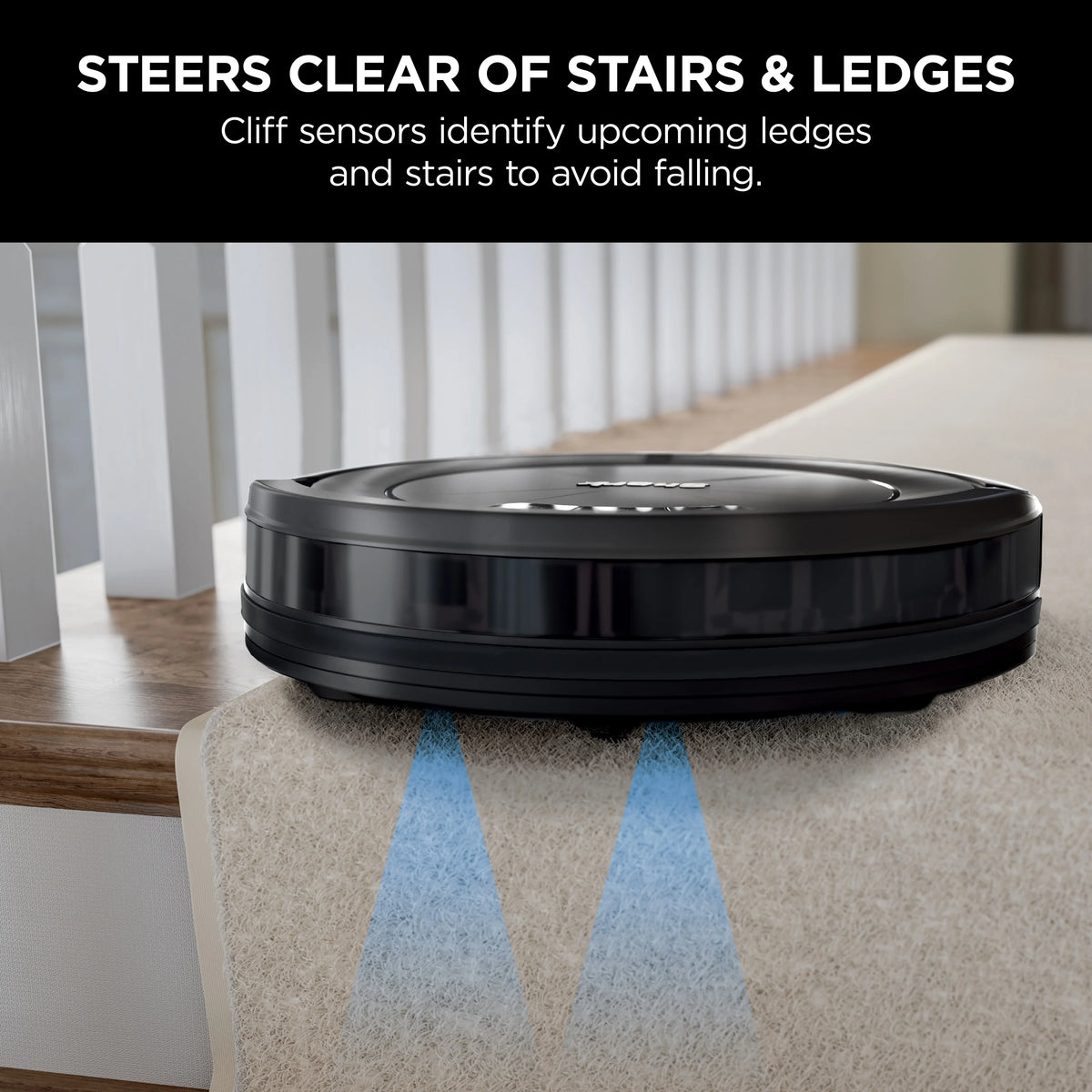 Shark ION Robot Vacuum, Wi-Fi Connected, Black, RV754